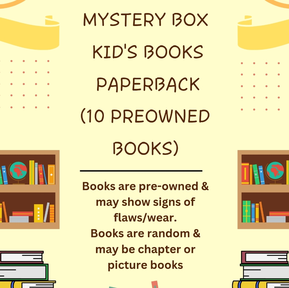 Mystery Book Box- UNLISTED BOOK INVENTORY